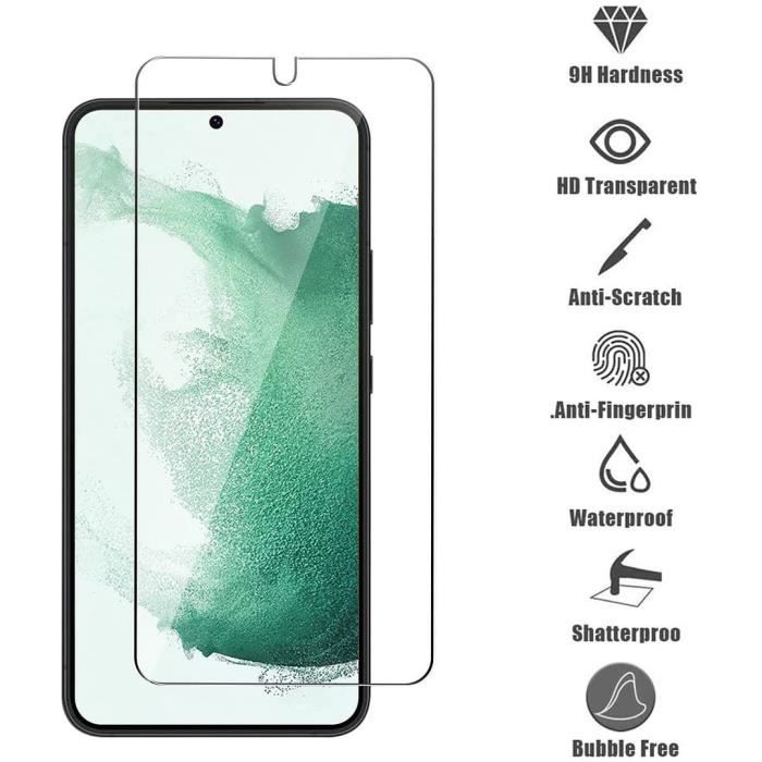 Tempered Glass - PROSHOP - for Samsung Galaxy S22 Plus - 9H Resistance - Full Coverage - Pack of 3