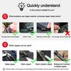 Durable 3 Different Size Zipper Repair Kit Replacement Bad Buckle Universal Zipper Head DIY Slider Teeth Suitcase Zipper Head