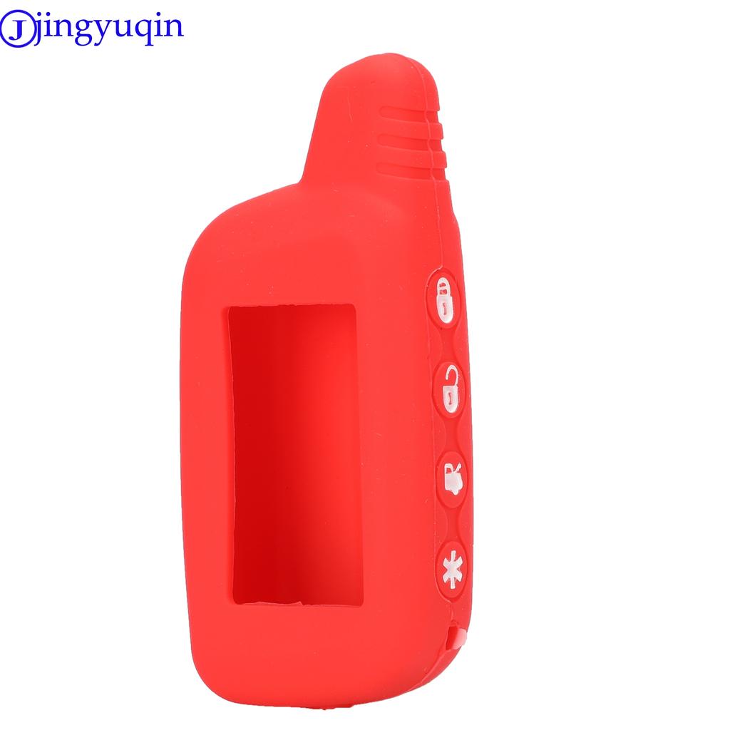 jingyuqin Silicone Car Key Case For Panther SLK 300 SLK 350 400 450 600RS 625RS 650RS 675RS 2 car alarm LCD keychain Remote