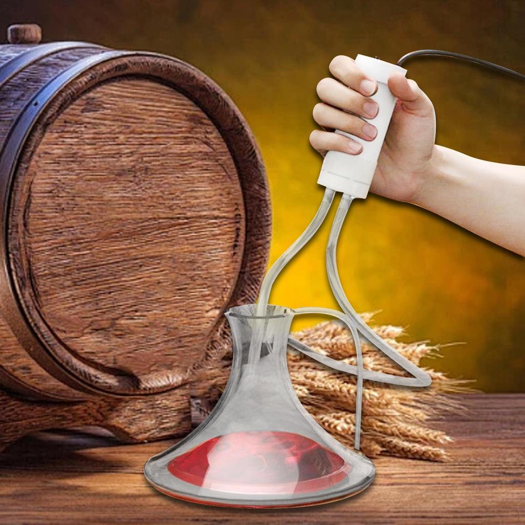 Compact Electric Siphon Device for Liquor Transfer And Bottling Needs