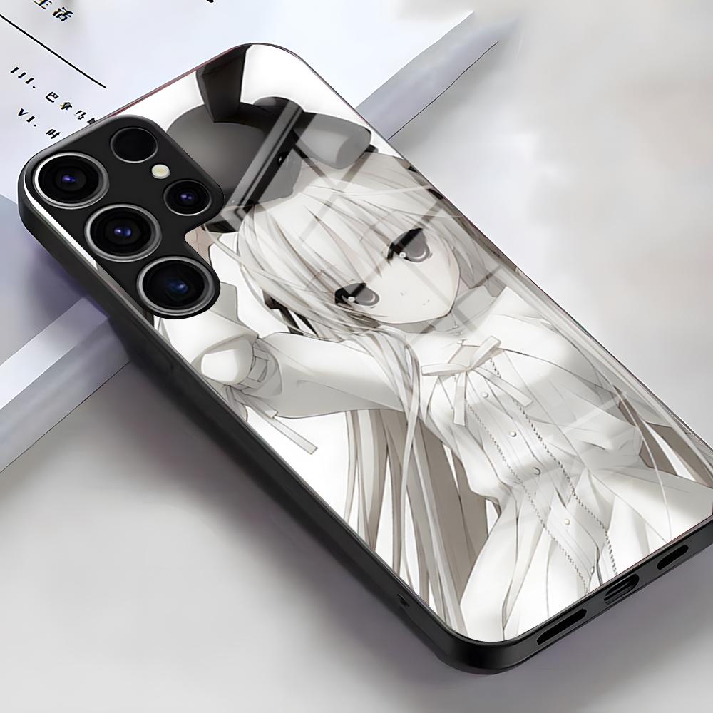 Y-Yosuga No Sora Phone Case For Samsung S26 S25 Edge Ultra S23 S22 S21 S20 Ultra Plus S24 Fe A54 A53 A25 Glass Cover