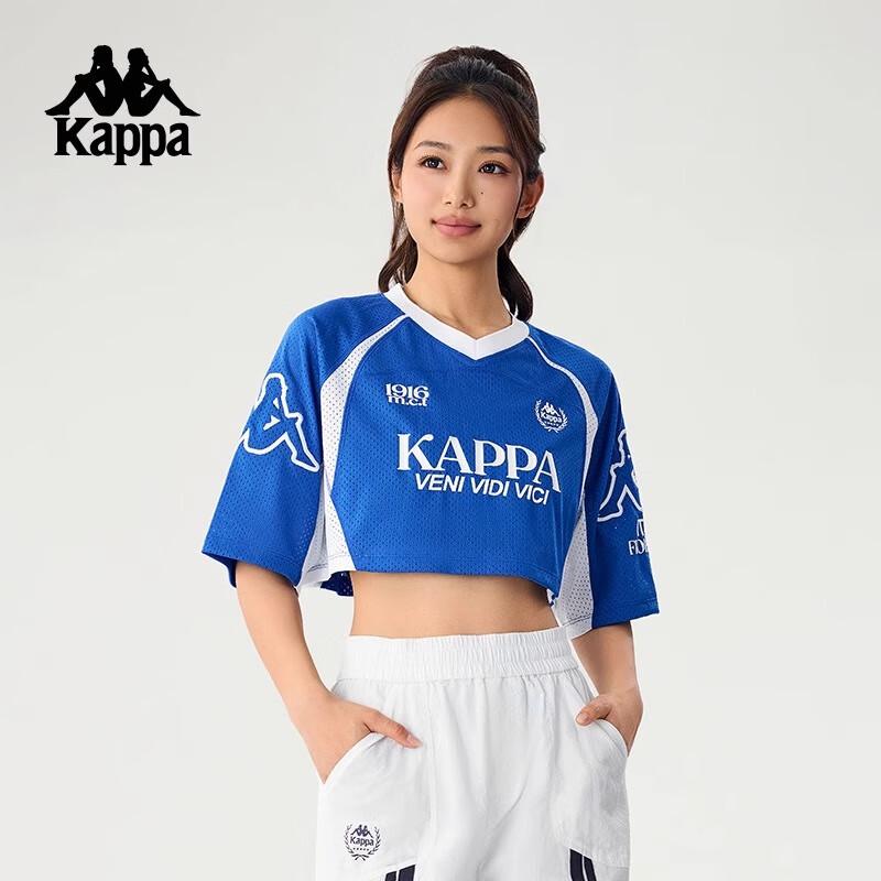 Kappa 2025 Summer Women s Breathable Sport Short-Sleeve T-shirt S