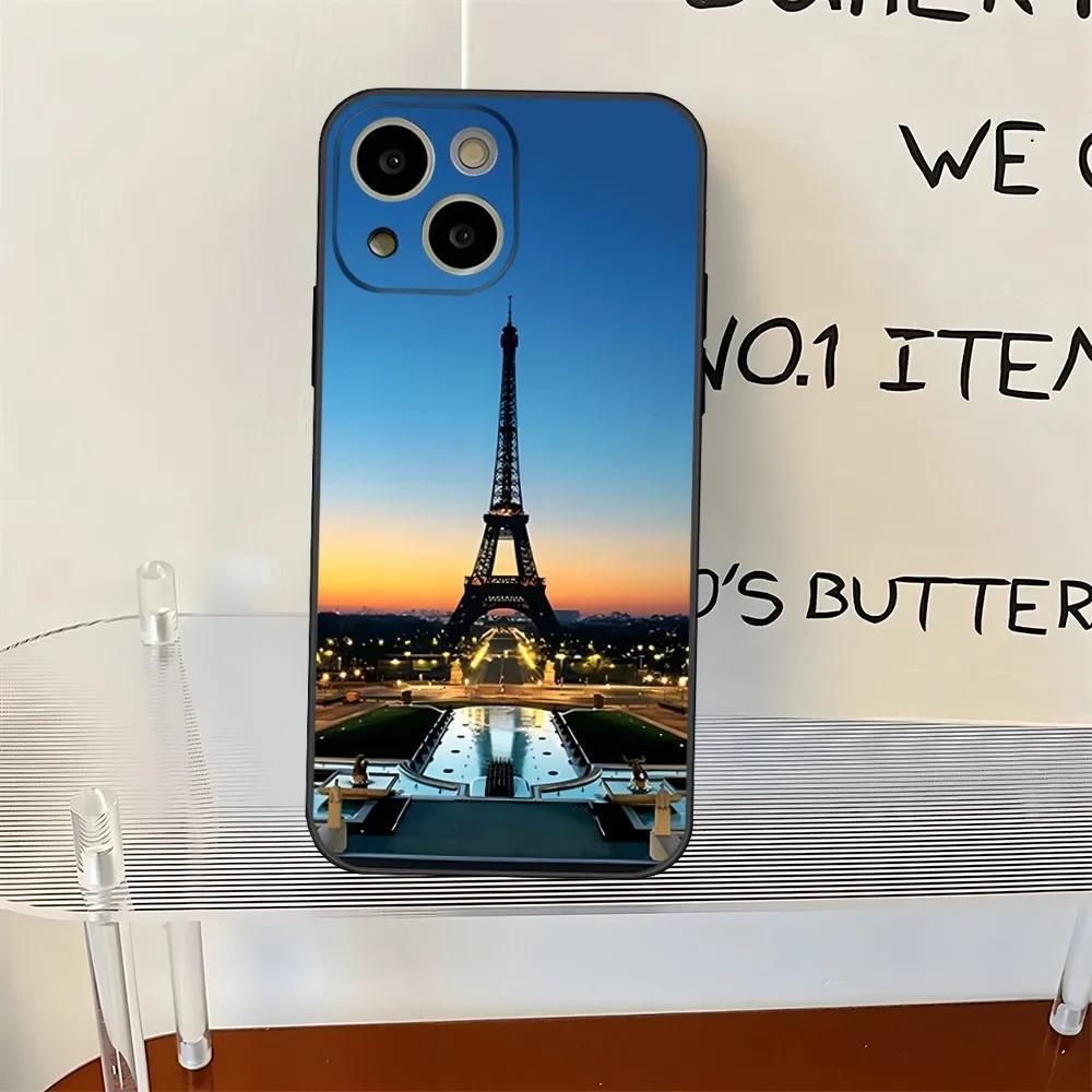 A capa para celular iPhone15ProMax Torre Eiffel em Paris é pintada e anti-queda.