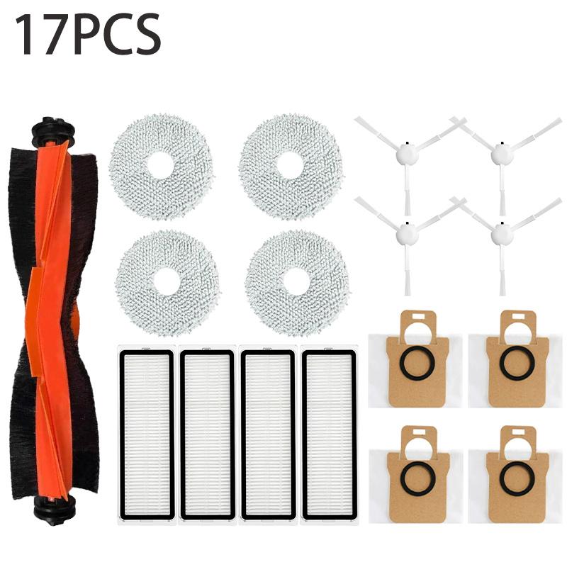 For Xiaomi Robot Vacuum X10+ X10 Plus B101GL Spare Parts Accessories Main Side Brush Hepa Filter Dust Bag Rag Mop Stand Dust Box