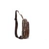 LAOSHIZI Brand 2024 Genuine Leather Men Messenger Bag Casual Crossbody Bag Fashion Men's Handbag Men Chest Bag Male Shoulder Bag