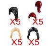 City Building Blocks Body Character Clothing Accessories Helmet Hat Colorful Hair Hairstyle Mini Brick Compatible Toy Gift X040