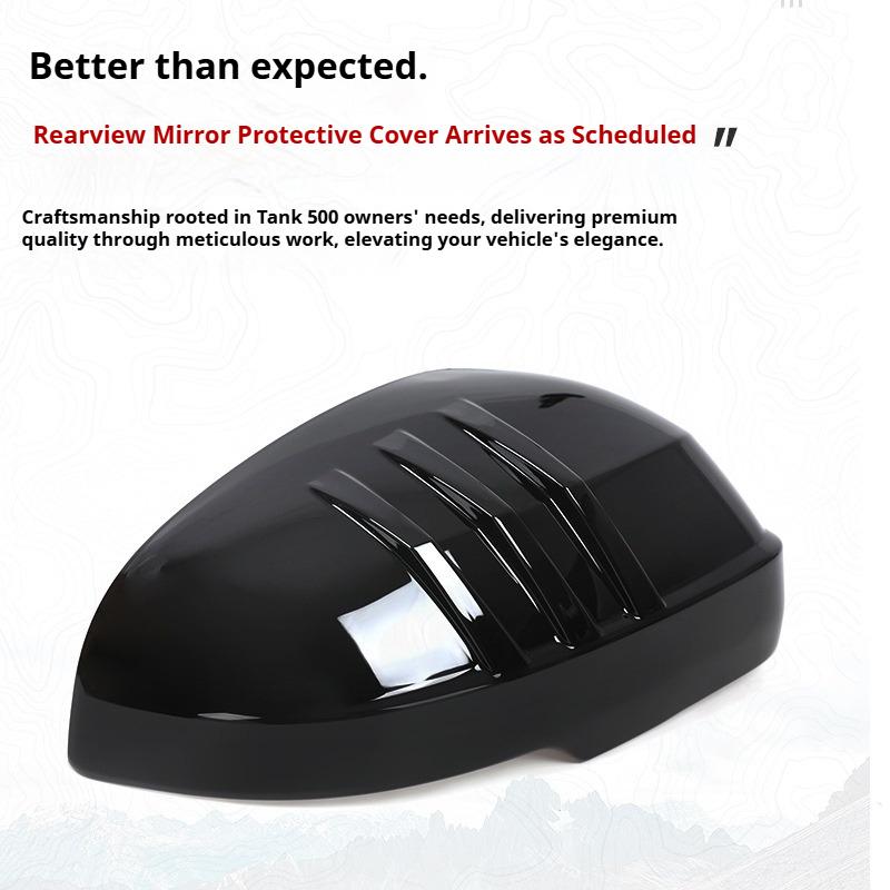 2Pc for GWM Tank 500 Hi4-T Hi4-Z Car Rearview Mirror Protective Cover ABS Scratch-resistant Reverse Mirror Cover Car Accessories