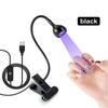 Gooseneck UV Curing Light USB LED Nail Lamp Spotlight Reading Light Mini UV Light Dryer  Headboards