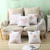 Peach Skin Snowflake Cushion Cover Christmas New Sofa Pillow Cover Home Pillow Cover Home