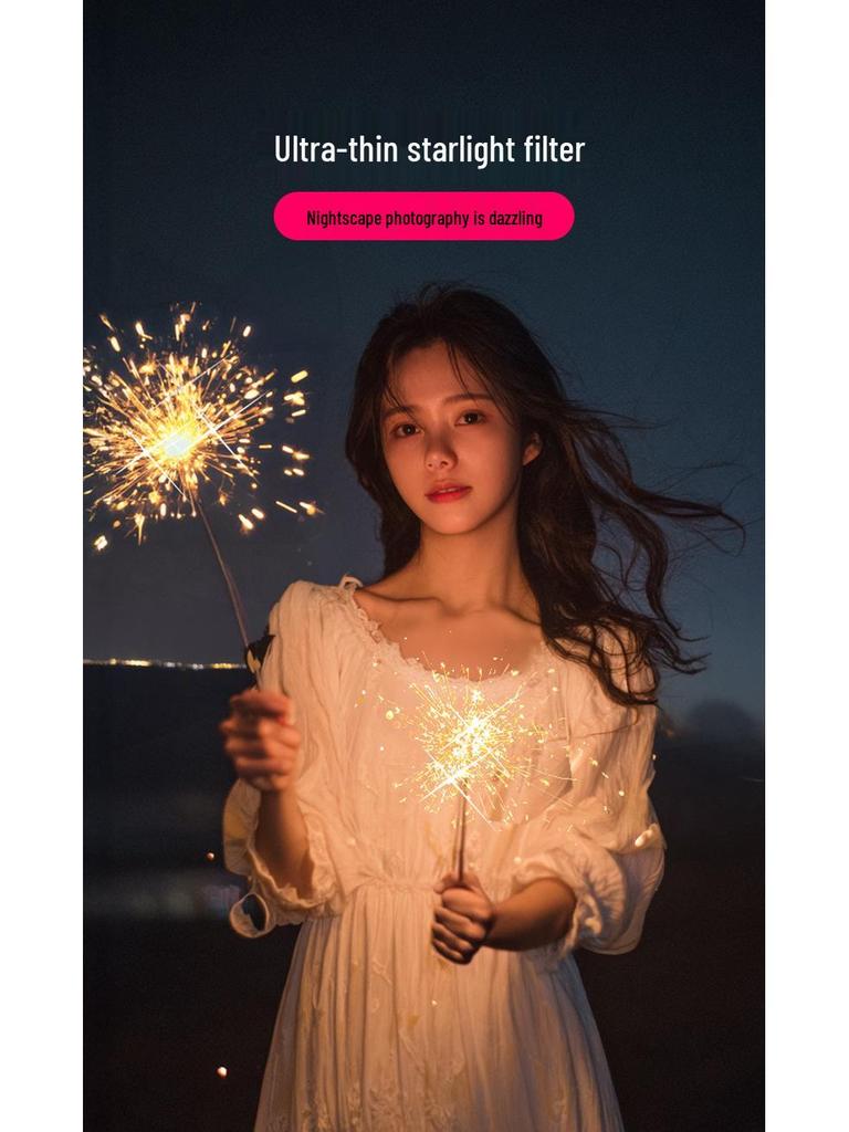 Macro ND Polarizing Filter Kit: 4-Point, 6-Point, 8-Point Starburst & Soft Focus Night Scene HD Photography Filters.