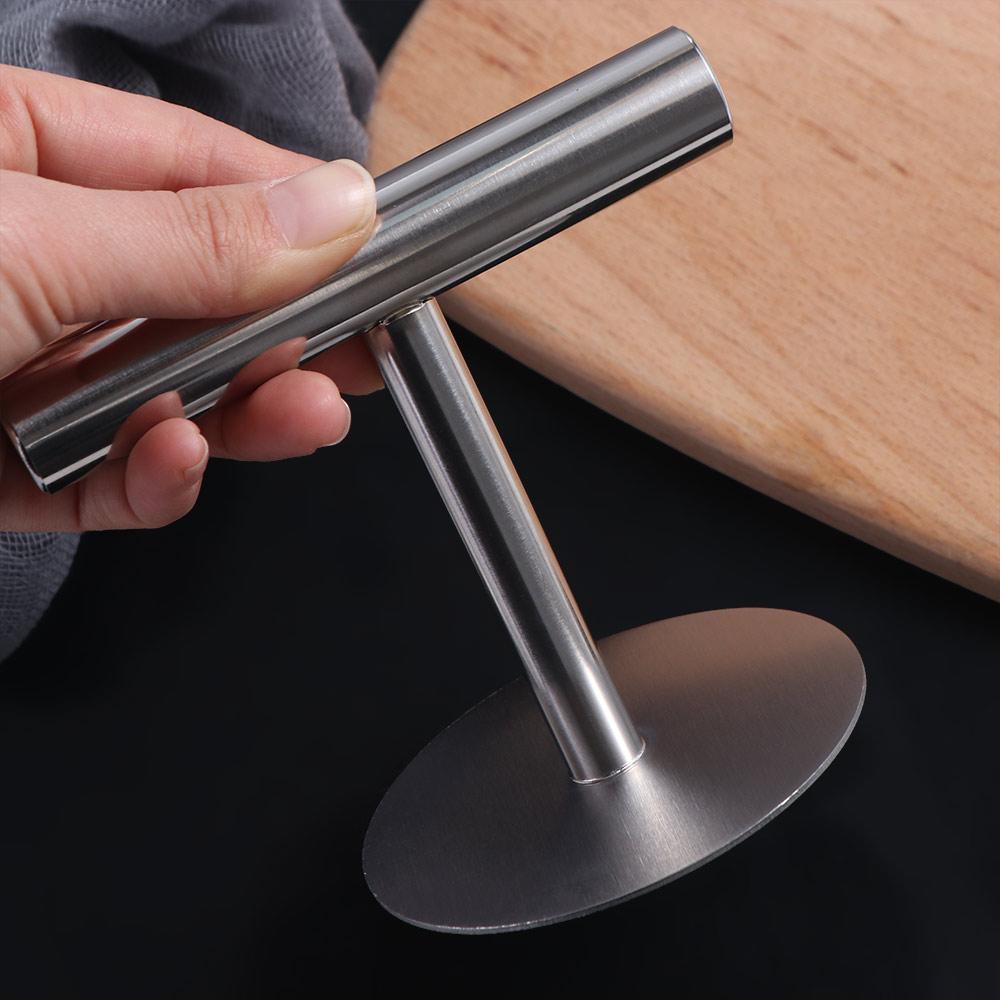 Non-Stick Stainless Steel Hamburger Press Round Patties Maker Burger Smasher  Barbecue