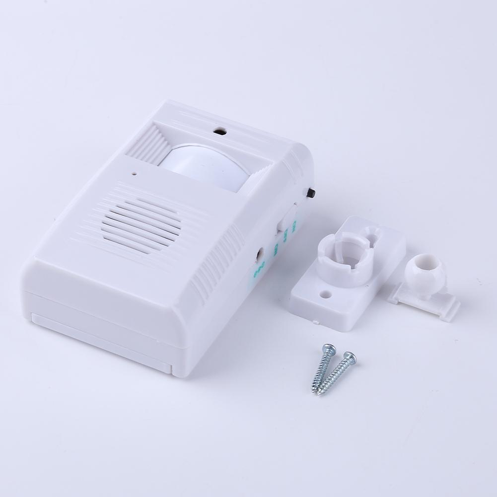 White Entry Visitor Doorbell Wireless Induction Visitor Door Bell Smart Alert System Convenient for Business Store