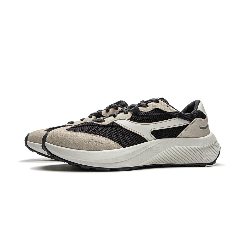 Li Ning Zheng Rong M500 Versatile Retro Thick Sole Fashion Trend Shock Absorption Non-Slip Wear-Resistant Support Low-Top Casual Shoes AGCV069-2