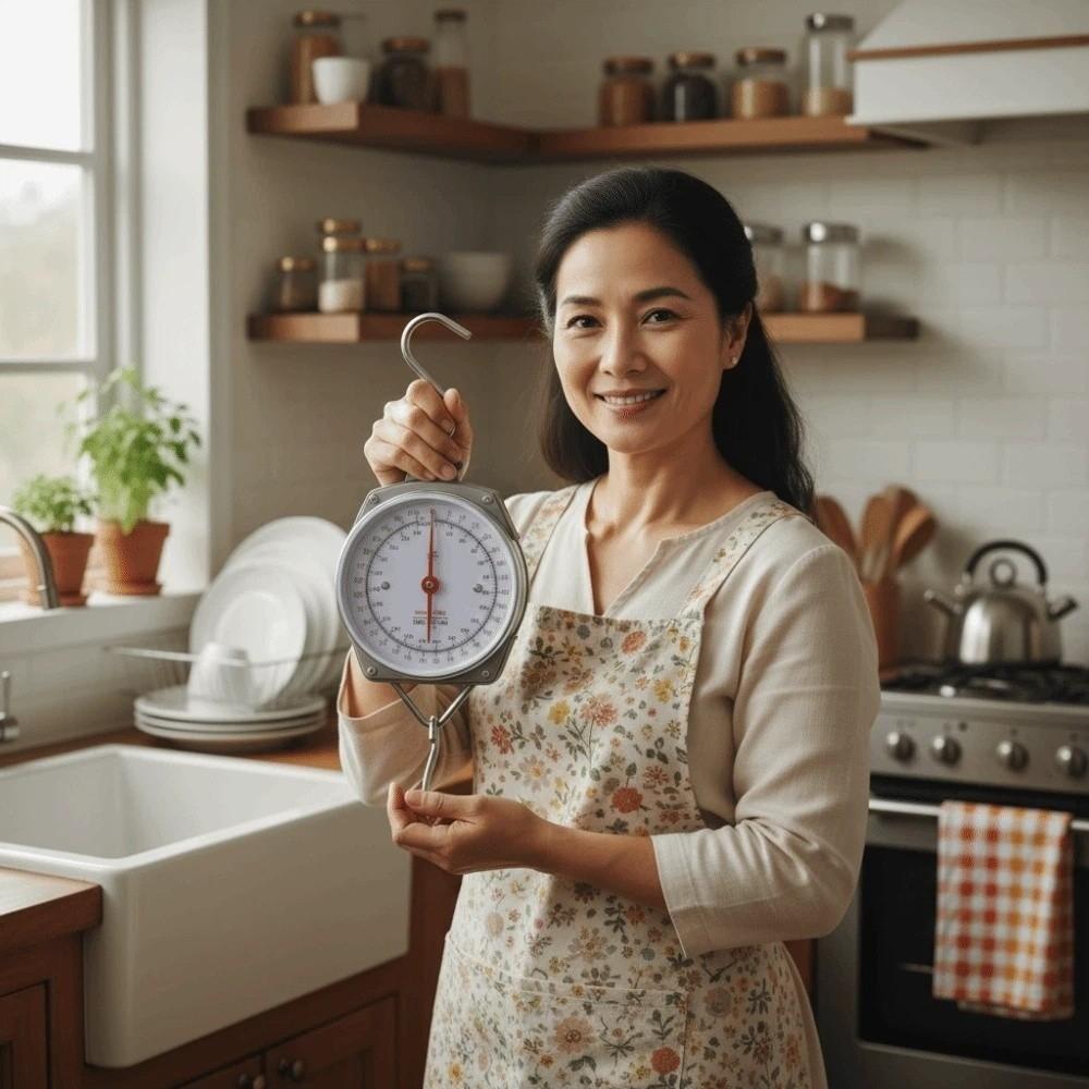 Portable Luggage Scale Accurate Measurement Weighing Apparatus Mechanical Hanging Scales  Foods