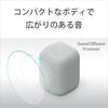 Sony LinkBuds Speaker Bluetooth Compact Clear Long Battery Strap HC Light Gray Speaker, Body, Sound, 25-Hour Life, Water-Resistant, Included, SRS-LS1