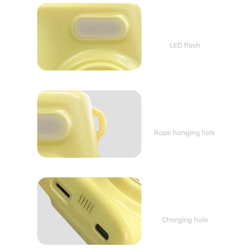 Kinder Mini Kamera 2 Zoll Display USB-Aufladung Mit Lustigen Filtern Und Stickern Für Outdoor-Aktivitäten Automatische Abschaltung