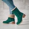 Zimowe plus damskie buty do połowy łydki buty bawełniane