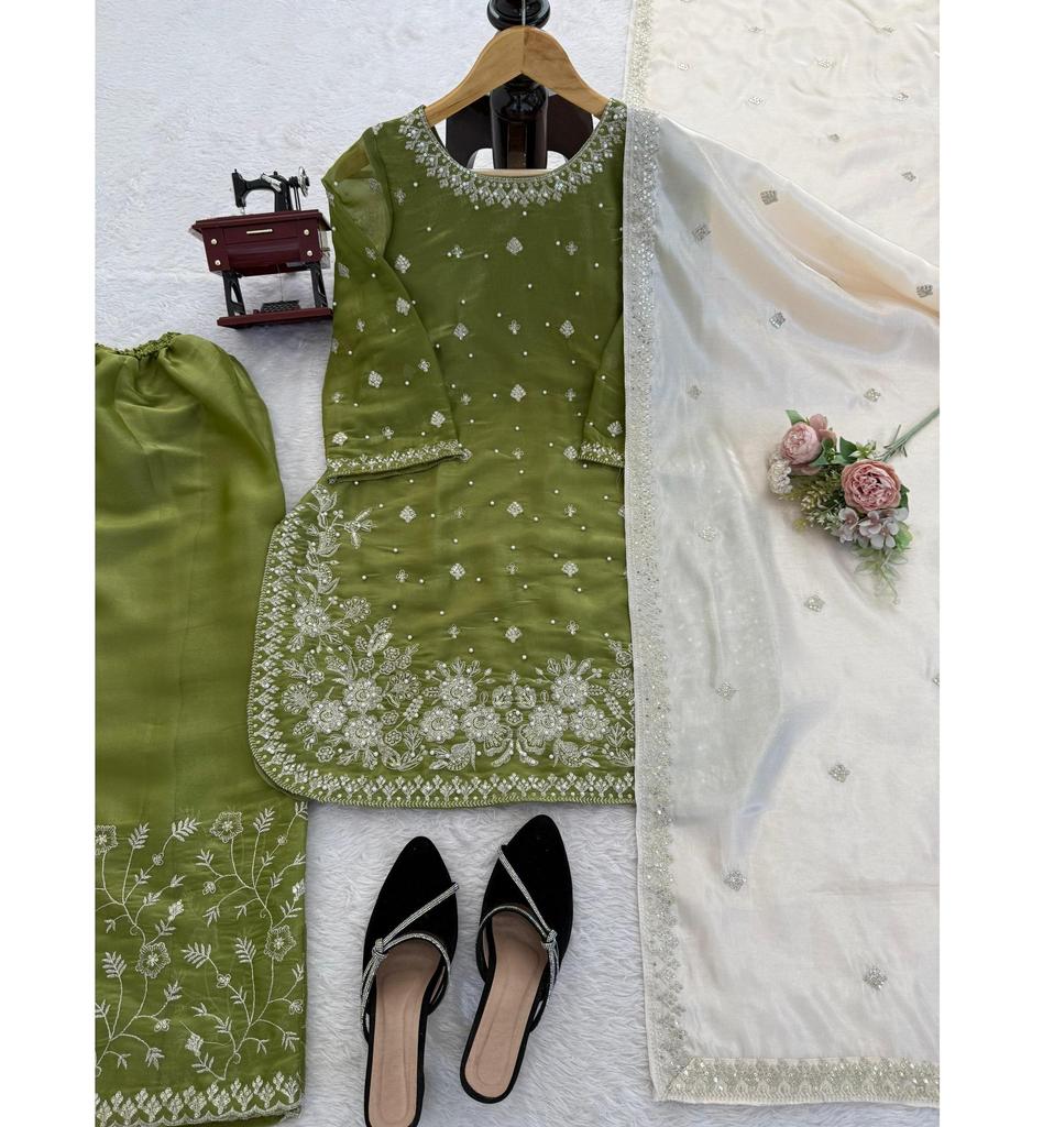 Designer Palzoo Set Elegant Ethnic Wear Women Salwar Kameez Bollywood Pakistani Suit