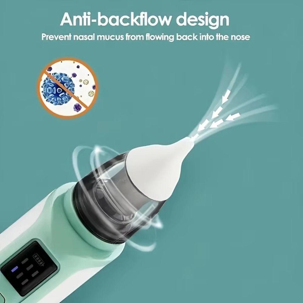 Electric Baby Nasal Aspirator Safety USB Charging Baby Nasal Inhaler Silent Nasal Obstruction Rhinitis Nose Cleaner Household