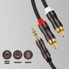 3.5mm Cable Professional Adapter Cord Y Splitter Wire Line for Smartphones Tablets Speakers Home Theater
