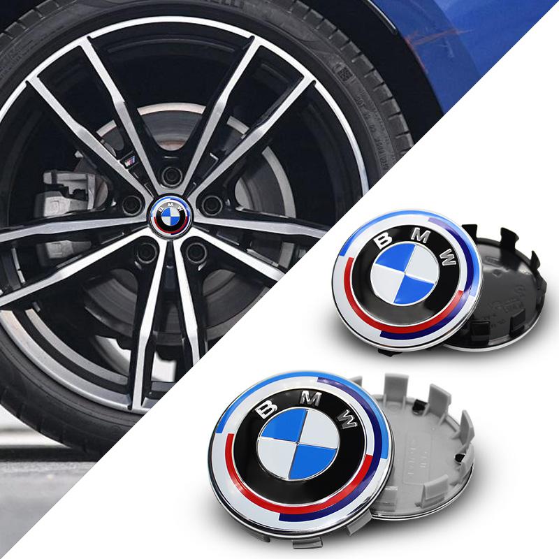4 Stück 68mm 56mm Felgenmittekappe Radnabendeckel Integrierte Kappe Logo Für BMW E36 E46 E90 E60 E39 F30 F20 X5 E70 E53 G30 E91