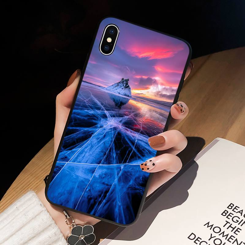

Чехол для телефона Россия Озеро Байкал для iPhone 11 12 Mini 13 Pro XS Max X 8 7 6s Plus 5 SE XR iPhone12