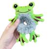 Korean Style Cartoon Plush Frog Hair Tie for Children