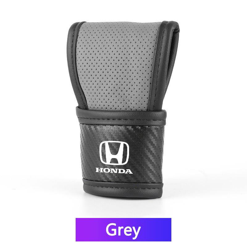 High Quality Car Logo Shift Handle Covers Non-Slips Gearshift Cover For Honda Civic Accord Fit City Vezel CRV Odyssey Pilot Jazz XD9 zjyr1