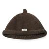 CROOGO Cute Knit Roll Brimless Hat for Fall and Warm Wool Perfect for Outdoors and Brown KH25Q25 Cap, Winter, Beanie, Unisex, Round, Brimless, Travel,