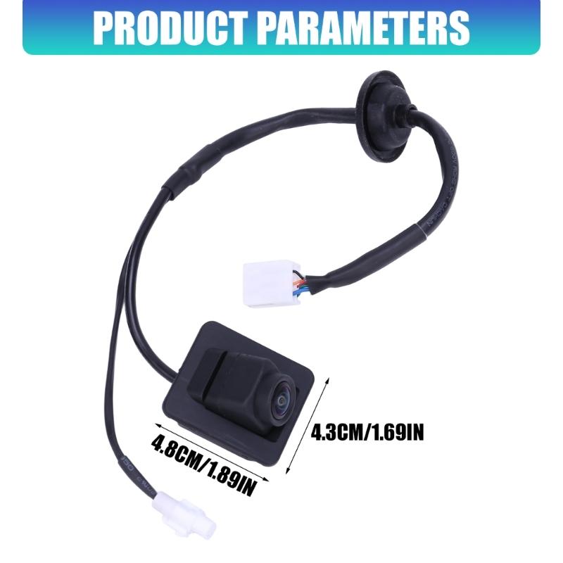 Part Number 23642496 Reversing Camera for Baojun 530 with Black Body, White Cable Ends, and Rear-Facing Camera Unit for Vehicle Rear Display Systems