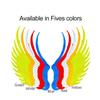 Car Sticker Safety Warning Reflective Angel Wings Reflective Warning Sign Funny Bike Decal Sticker Motorbike Reflective Sticker