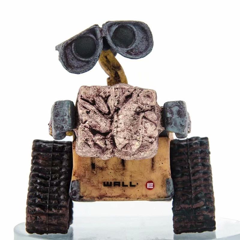 Wall E Robot Action Figure Wall.E Moving Stones Model Collectible Desktop Ornament Anime Designed For Movie Fans Playthings Doll Birth Date Gifts