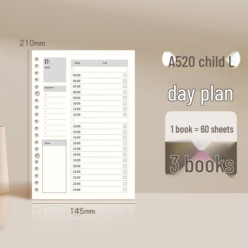 GoodNotes Refill: B5 Binder, A5 Replacement, A4 Loose-Leaf Notebook, Blank Grid Paper