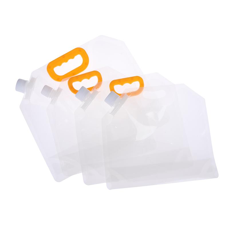 5 Stück 1L-10L Faltbarer Wasserbehälter Wasserspeicherkanister Tasche für Outdoor Camping Wandern Notfall-Überleben