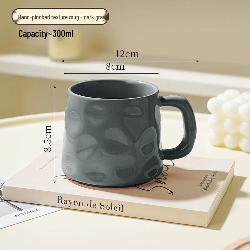 Ceramic Underglaze Breakfast Mug for Home or Office
