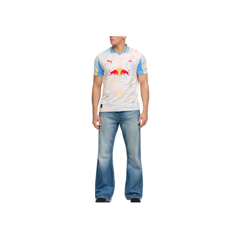 Puma X KidSuper RBS Jersey Replica (Salzburg) Frosted Ivory/Puma Red Men Tops Cream 782740-05