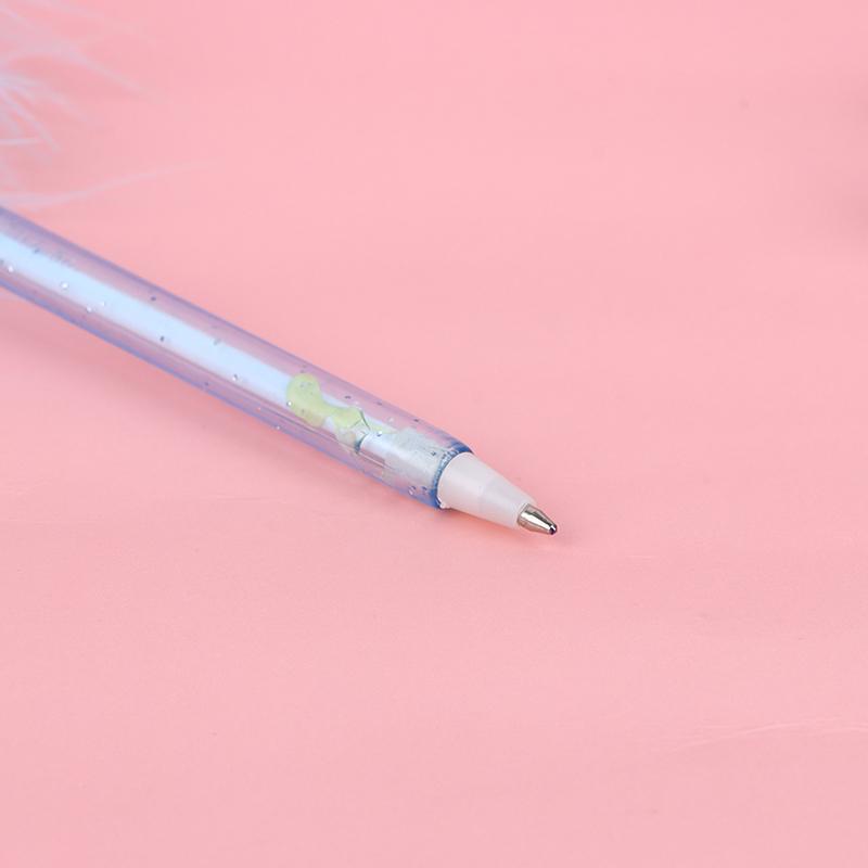 Kawaii Kuličkové pero ve tvaru pštrosa pro studenty, do kanceláře, na psaní, papírnictví