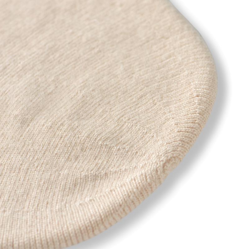 Ladies' 100% Cashmere Knitted Fisherman Hat Solid Color Ear Protection Hat Winter Fashionable Warm Water Bucket Yarn Basin Hat