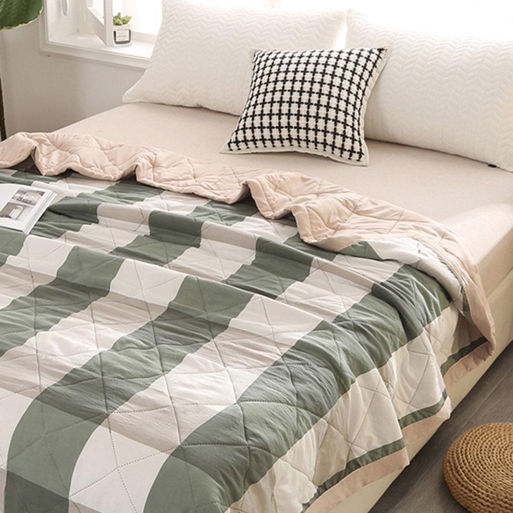 Cooling Blanket for Bed Silk Air Condition Comforter Lightweight Cooled Summer Quilt with Double Side Cold&Cooling Fabric GradeA