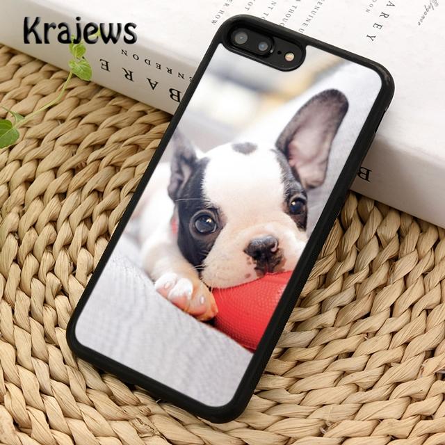 Krajews French Bulldog Funny Soft Phone Case Cover For iPhone 14 6s 7 8 Plus XR XS 11 12 13 Pro Max Samsung Galaxy S21 S22ultra