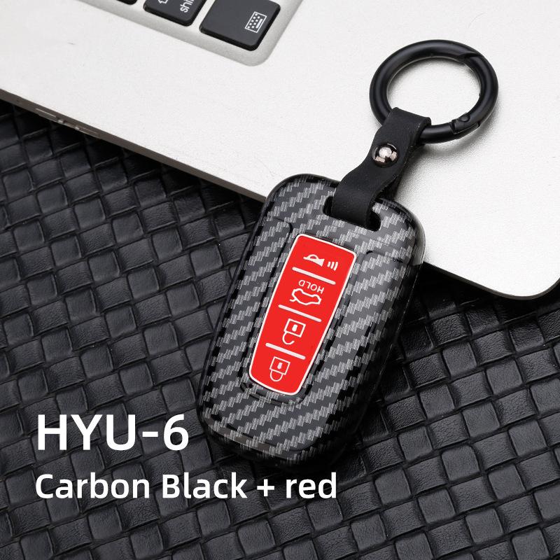 Carbon Car Remote Key Case Cover For Kia Cadenza K7 Carens Borrego Optima Picanto Morning Proceed Shuma Mohave Opirus 2009-2014