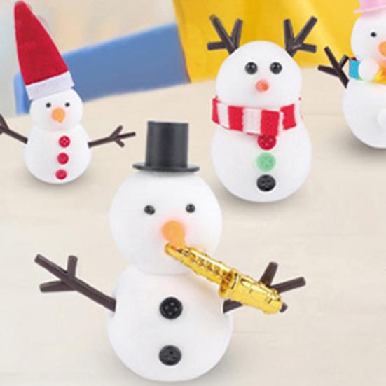 Build A Snowman Kit Air Dry Clay Snowman Christmas Crafts for Kids Ages 4-12 Fun Modeling Clay Snowman DIY Kit for Holiday Party Decor