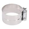 Exhaust Clamp 5.0 Inch Stainless Steel Lap Joint Band Clamp for Muffler Downpipe Header Manifold