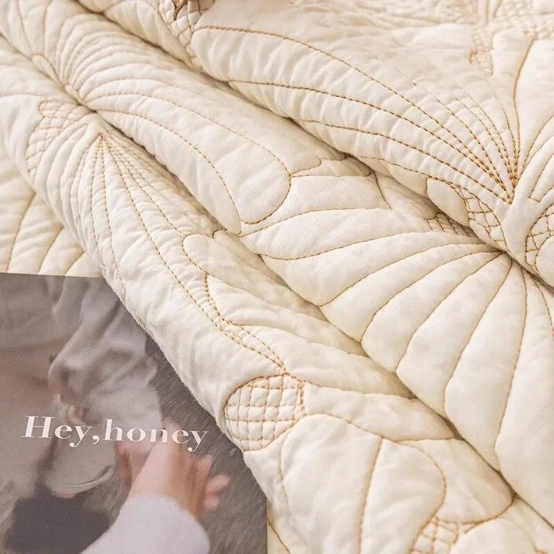 Four Seasons Cotton Non-Slip Sofa Cushion Pure Cotton Beige Summer Nordic Cushion Universal Sofa Towel Cover Cover Cloth