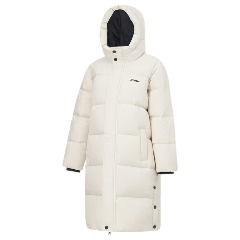 Li-Ning Youth Boys  Long Hooded 85% Duck Down Winter Jacket 140