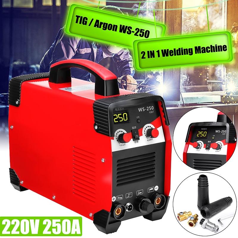 20-250A Handheld Mini Electric Welder TIG/ARC Electric Welding Machine IGBT Inverter For Welding Work 220V 2IN1