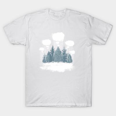 T Shirt Women Winter Wonderland Harajuku Print Kawaii Tshirt Summer Short Sleeve Female T-Shirt Top Tee
