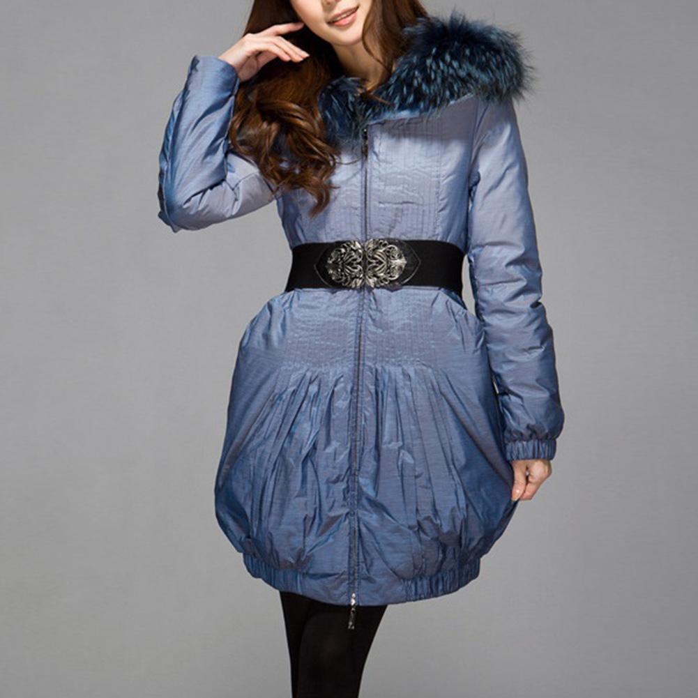 Women Fashion Elastic Wide Waistband Simple Leather Belt Decoration