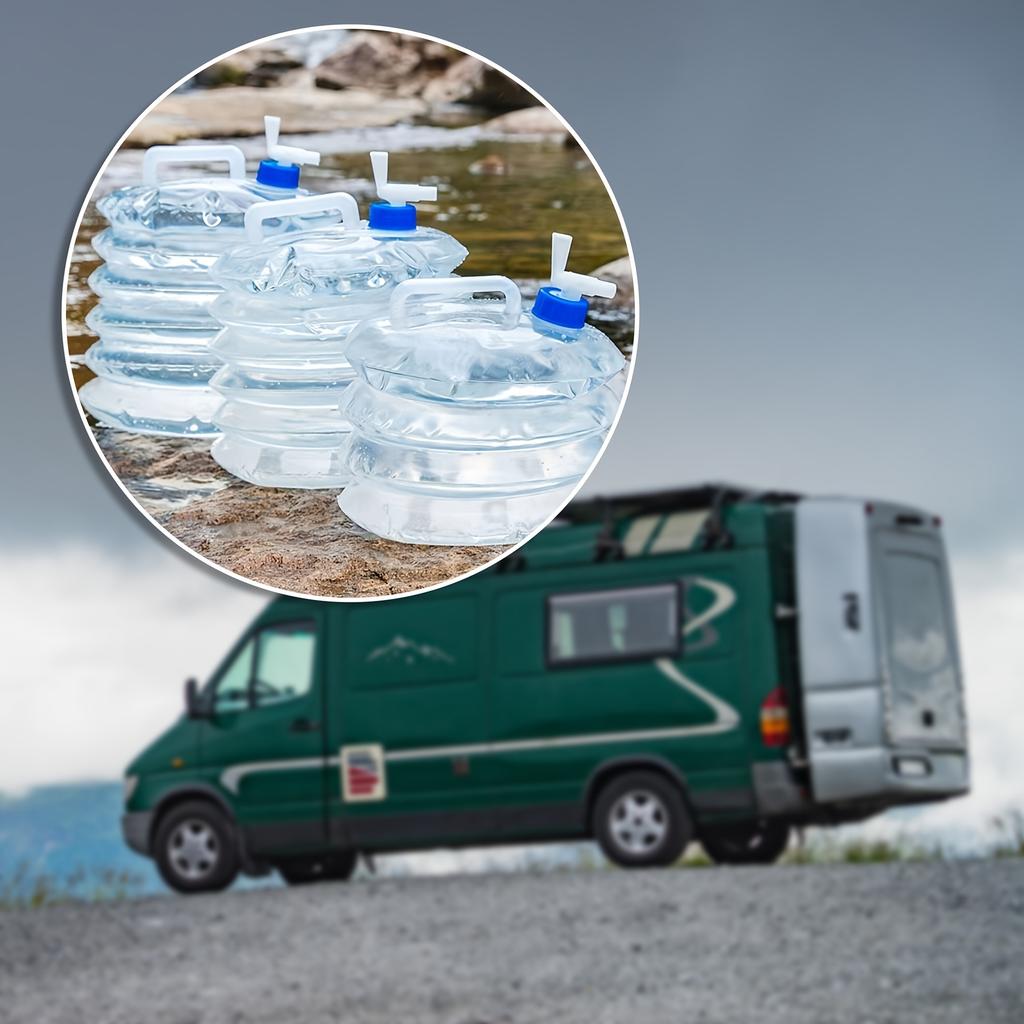 Extra Large Capacity Portable Folding Bucket Car Kettle Car Mounted Water Storage Tank Water Storage Bucket with Faucet