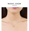 925 Sterling Silver Beating Heart Rabbit Necklace for Women - Zodiac Theme, Cool New Year Style, Cute Lively Clavicle Chain